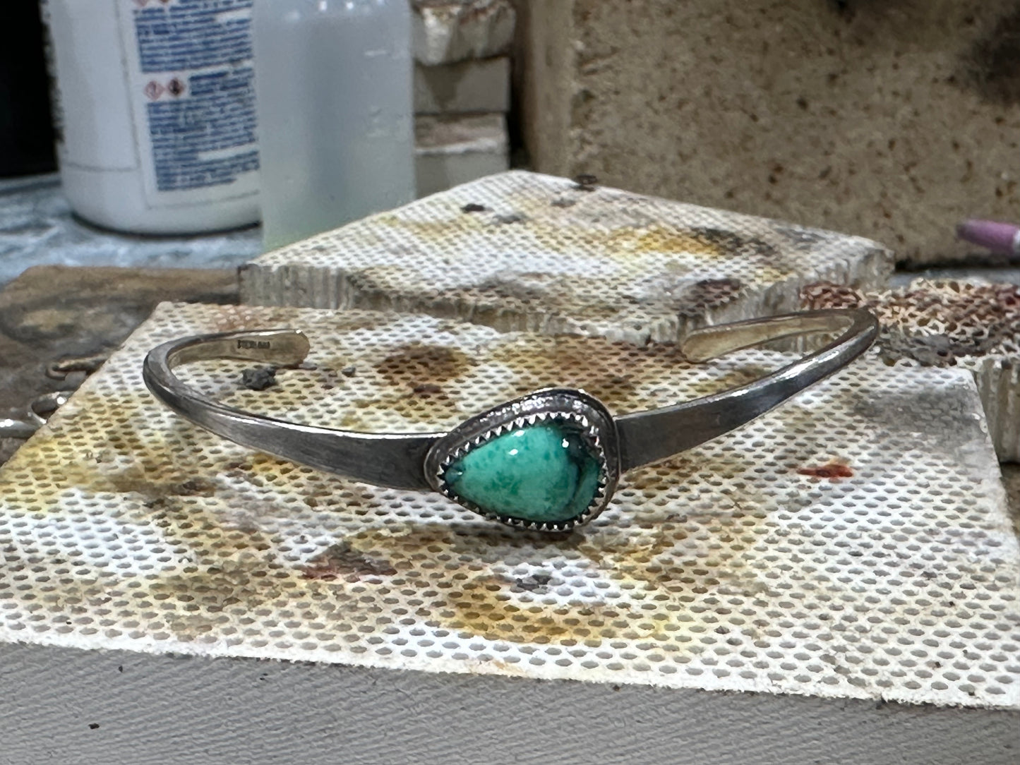 Broken Arrow Variscite Cuff
