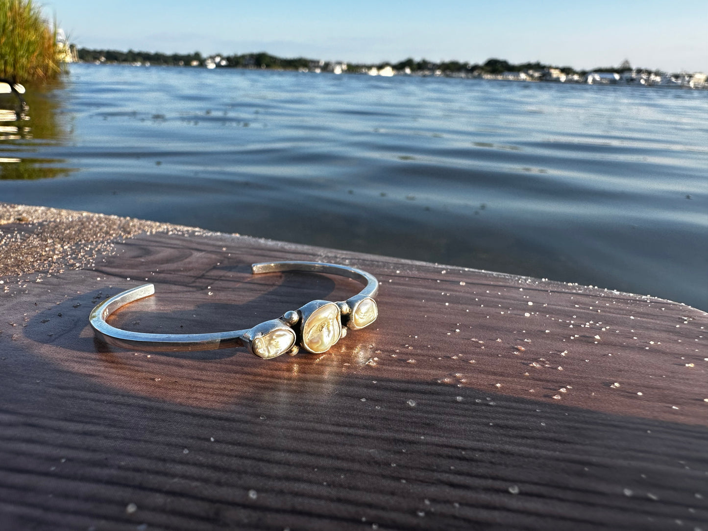 Freeform Pearl Cuff