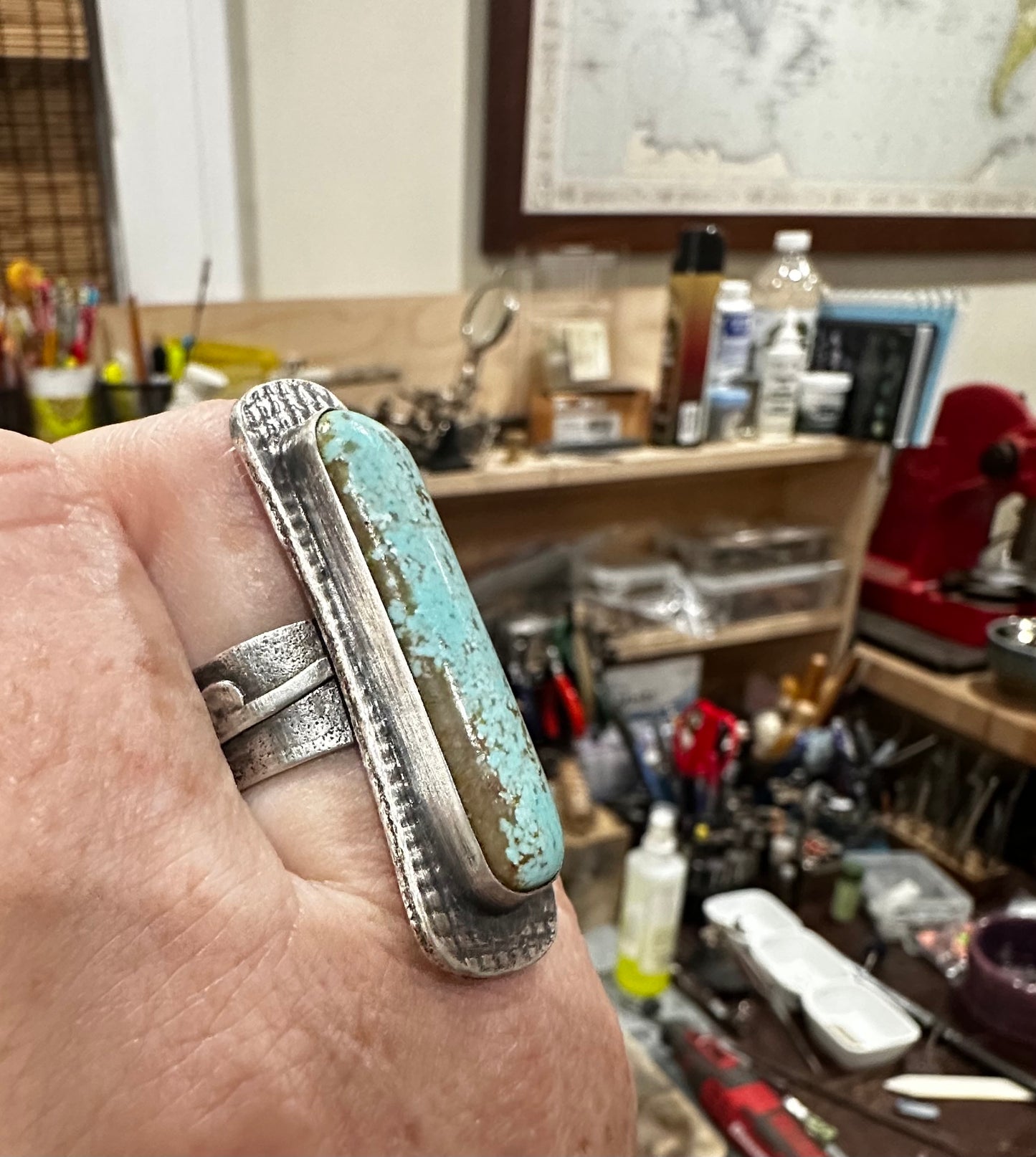 #8 Turquoise Mine Ring
