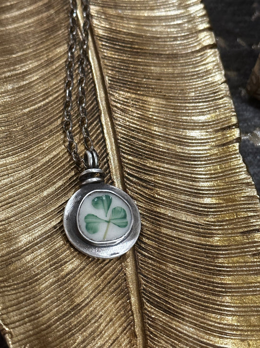 Belleek Pottery Pendant