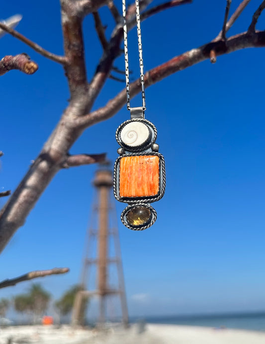 Spiny Oyster Pendant