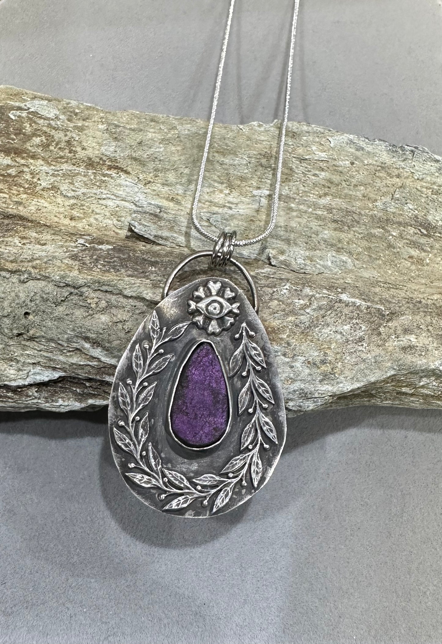 Purple Druzy (quartz) with