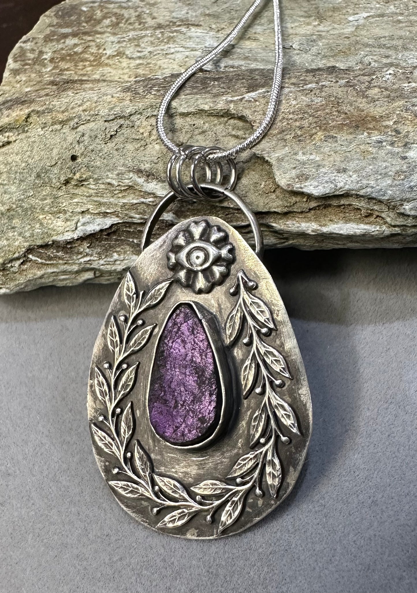 Purple Druzy (quartz) with