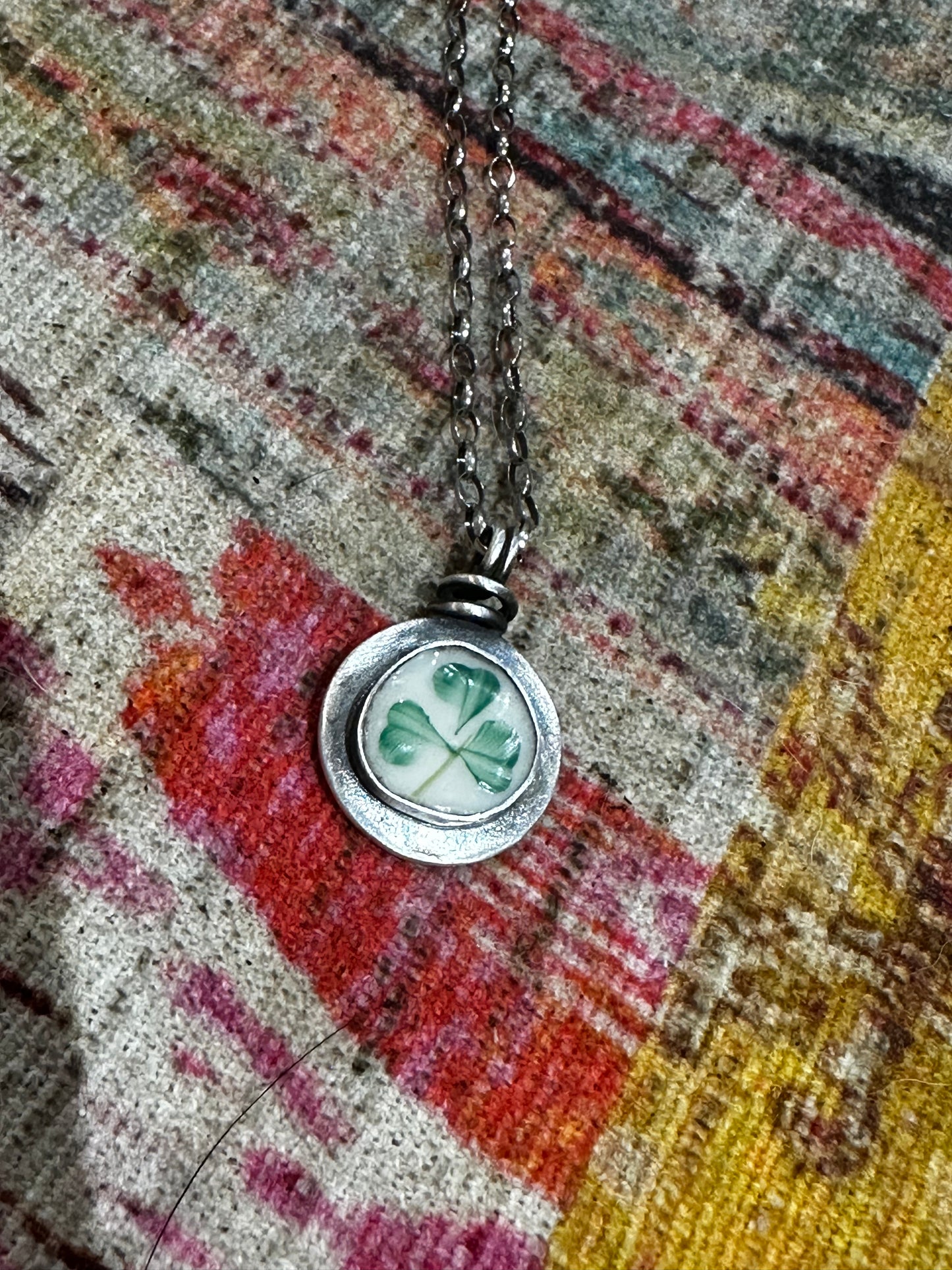 Belleek Pottery Pendant