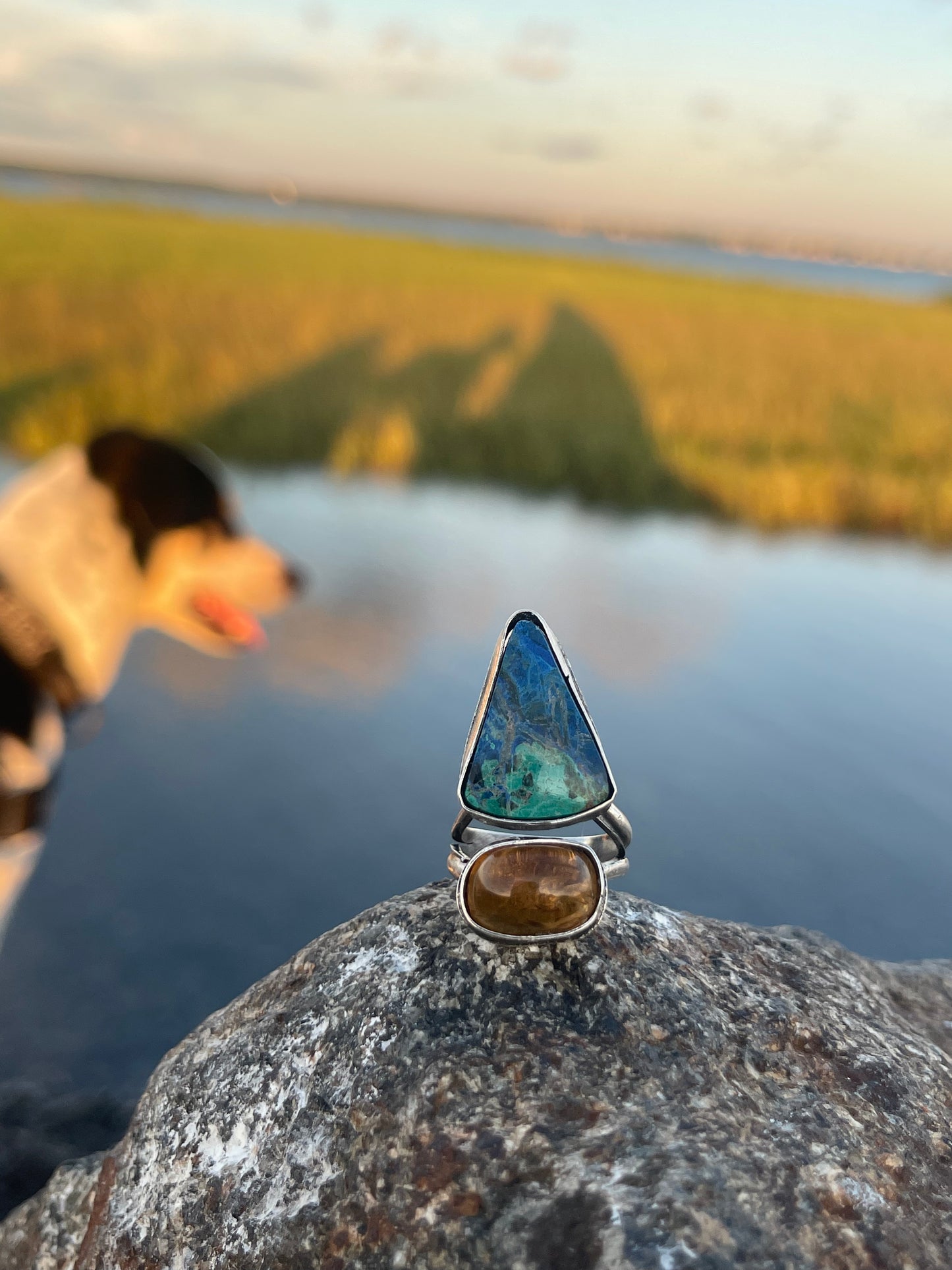 Double Stone Ring