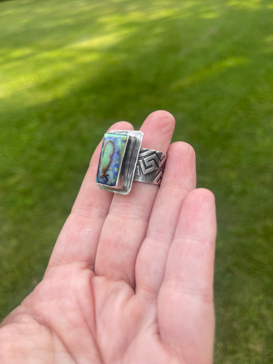 Sterling Opal Ring